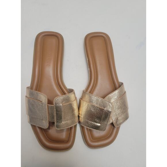 Stratuxx Kaze Womens Sandal Flat H-Band Slide-On Size 6 M - Picture 2 of 13